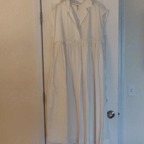 Free People X Revolve All Occasions Shirt Dress Sz M - Picture 6 of 6